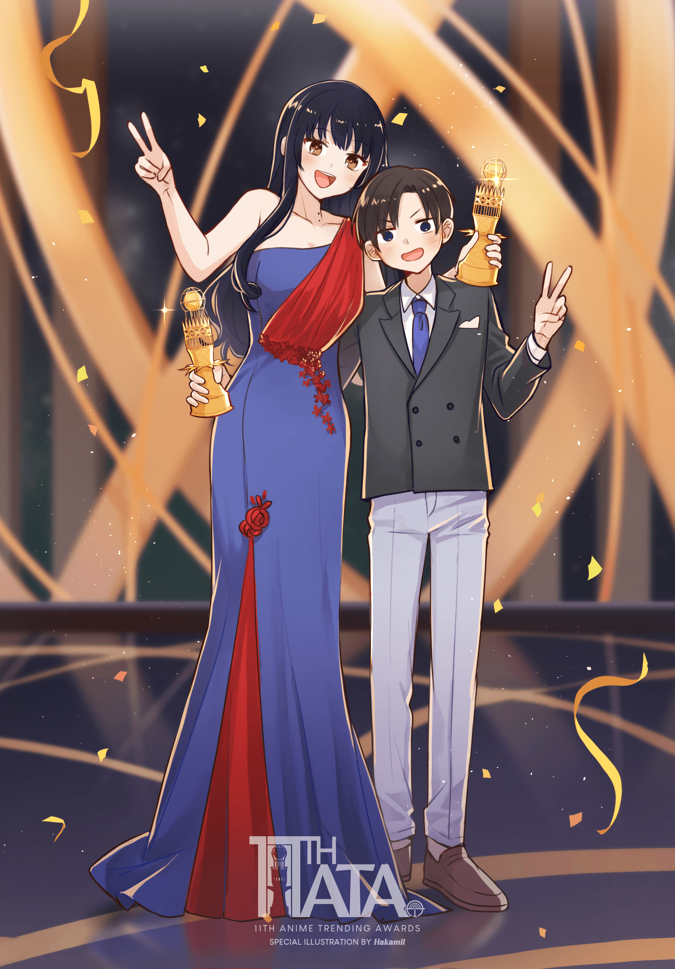 It's a back-to-back win for Kyoutarou and Anna for Couple or Ship of the Year in the 11th Anime Trending Awards!