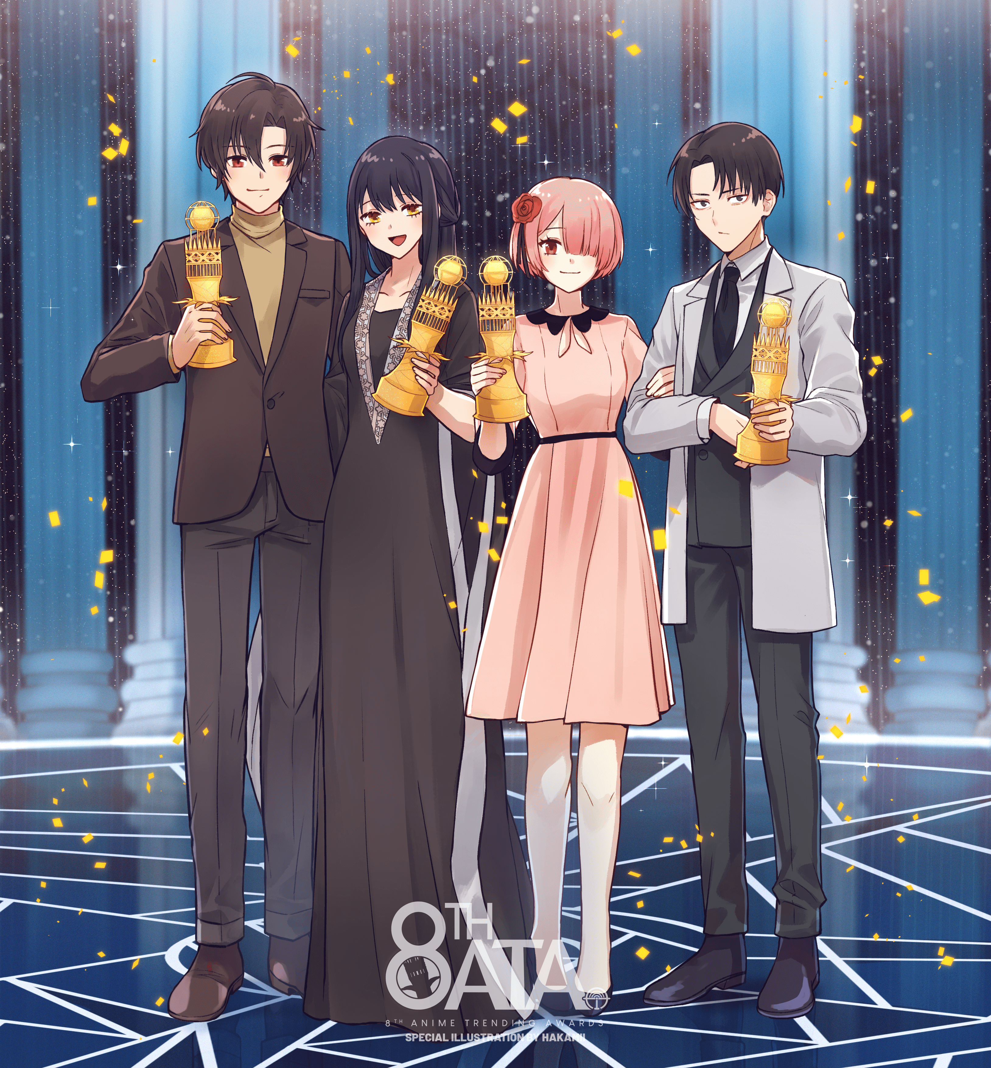 Shinei, Miko, Ram, Levi are the 2021 Characters of the Year at the 8th Anime Trending Awards!