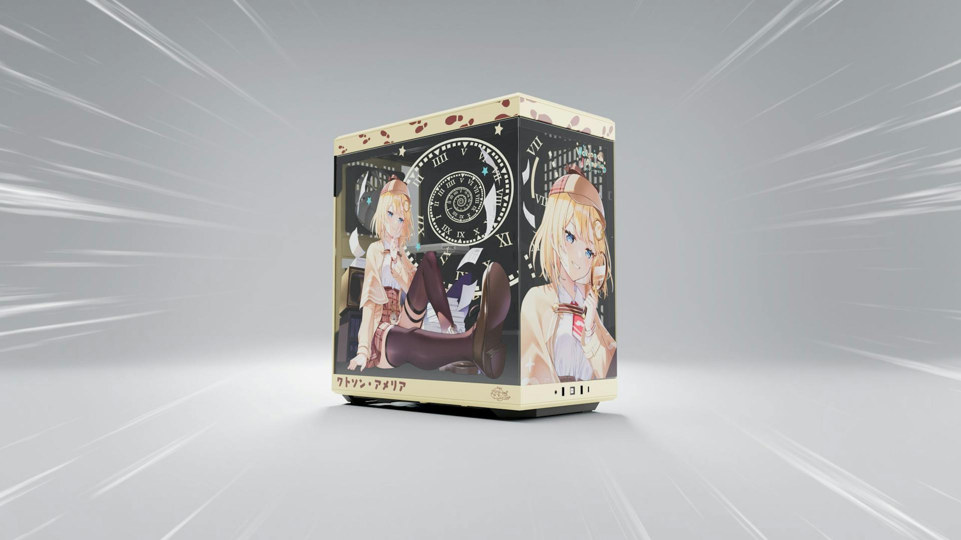 New Hololive HYTE Y40 PC Case Revealed Featuring Amelia Watson
